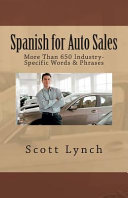 Cover of Spanish for Auto Sales