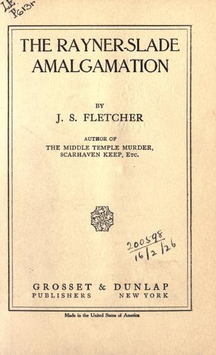 Cover of The Rayner-Slade Amalgamation