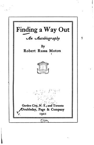 Cover of Finding a Way Out: An Autobiography