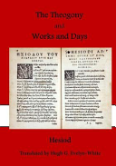 Cover of The Theogony and Works and Days