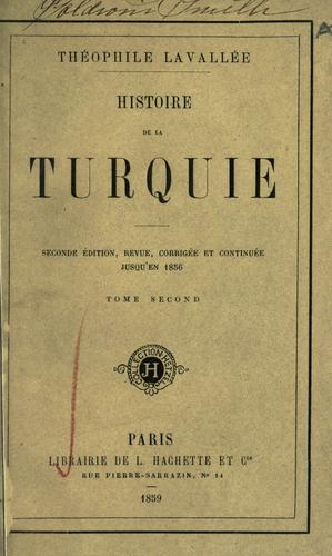 Cover of Histoire de la Turquie