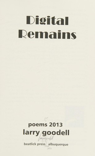 Cover of Digital Remains