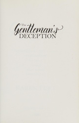 Cover of The gentleman's deception