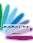Cover of An Account of Egypt
