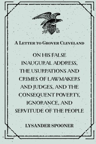 Cover of A Letter to Grover Cleveland