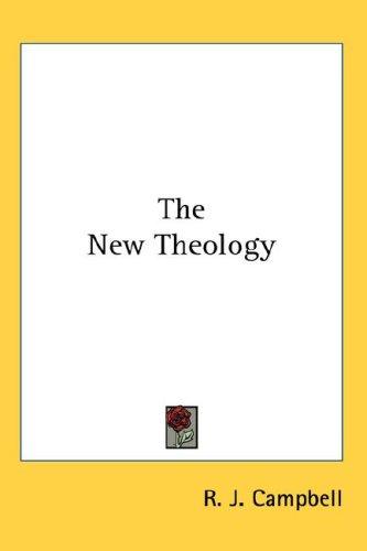 Cover of The New Theology