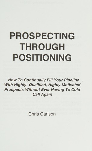 Cover of Prospecting Through Positioning