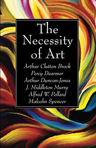 Cover of The Necessity of Art