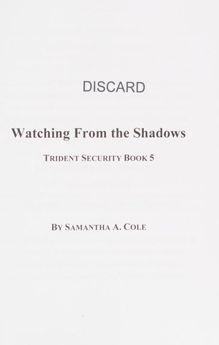 Cover of Watching from the shadows