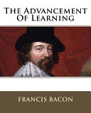Cover of The Advancement of Learning