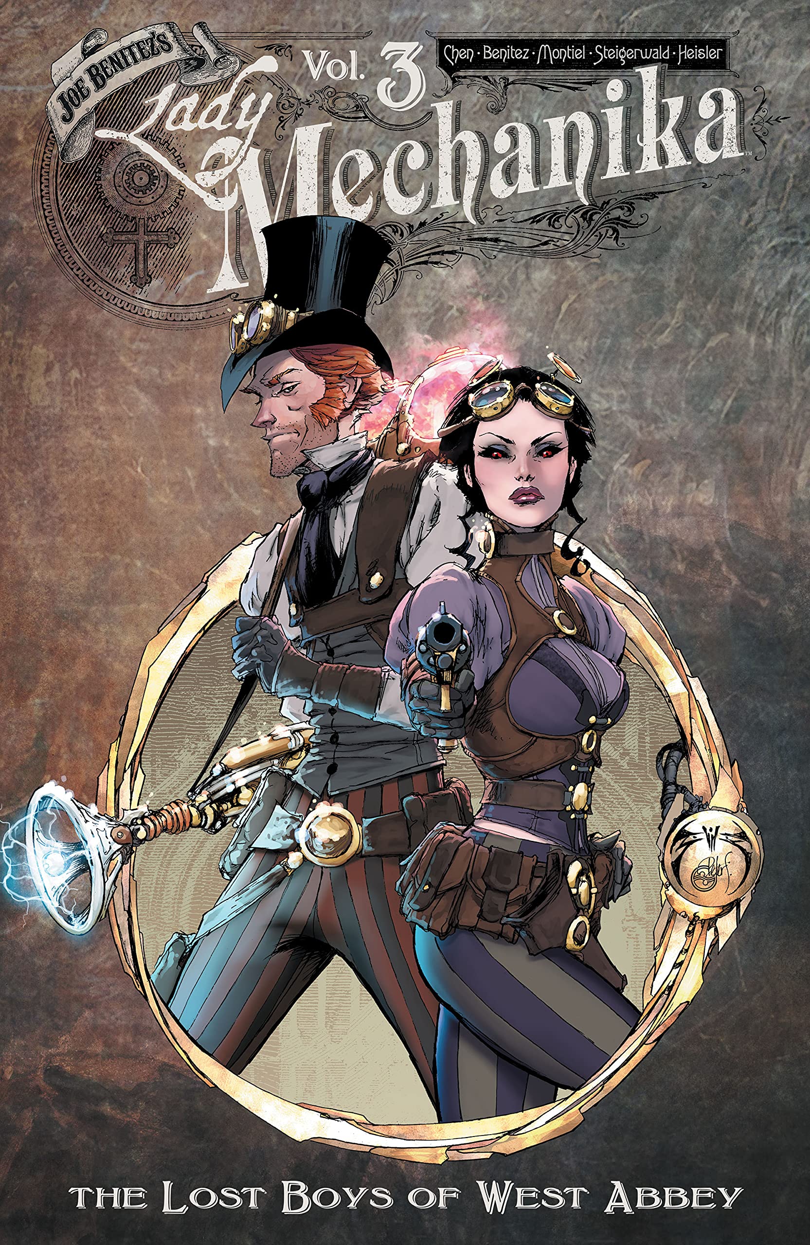 Cover of Lady Mechanika, Vol. 3: The Lost Boys of West Abbey