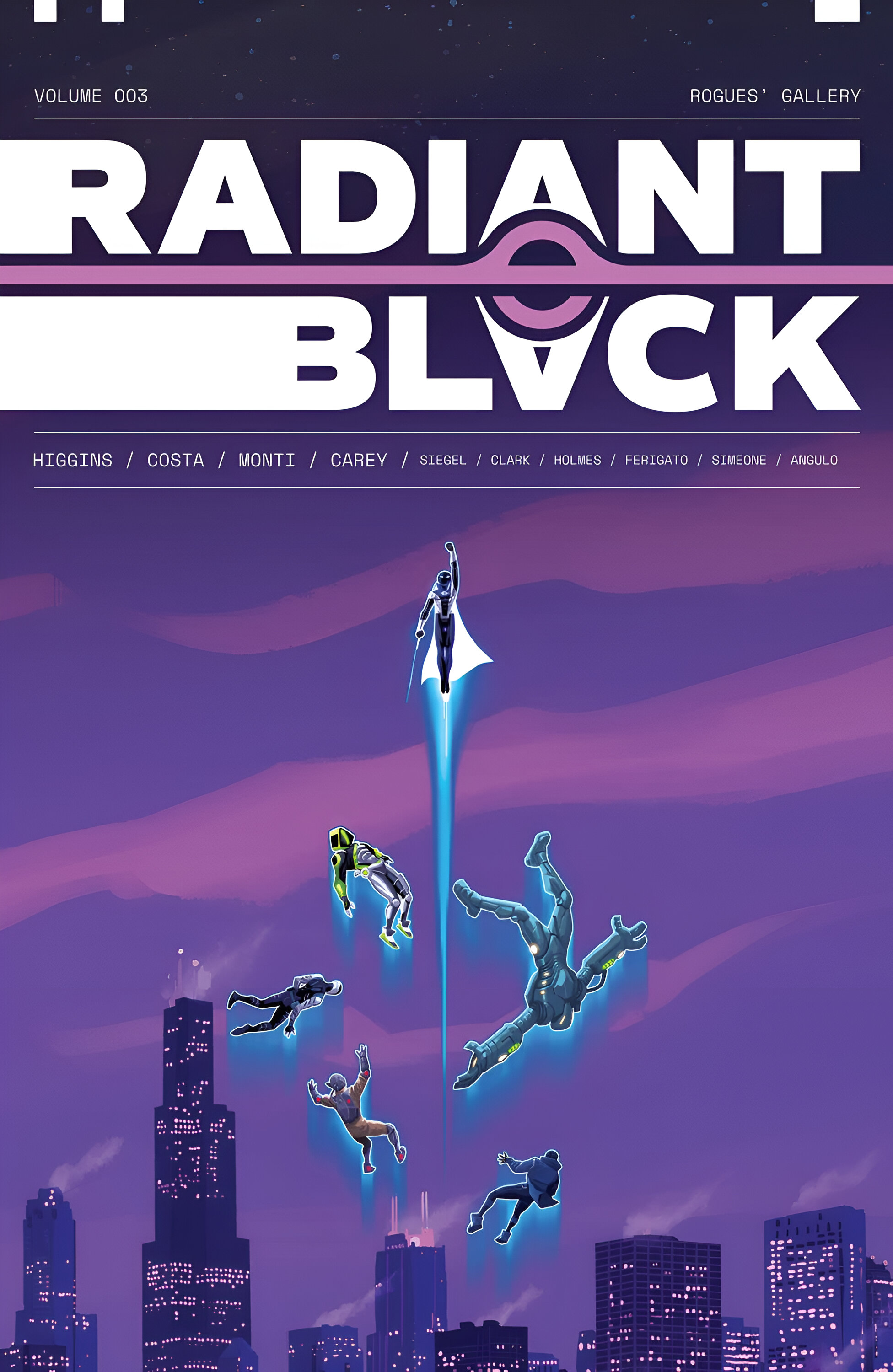 Cover of Radiant Black, Vol. 3: Rogues' Gallery