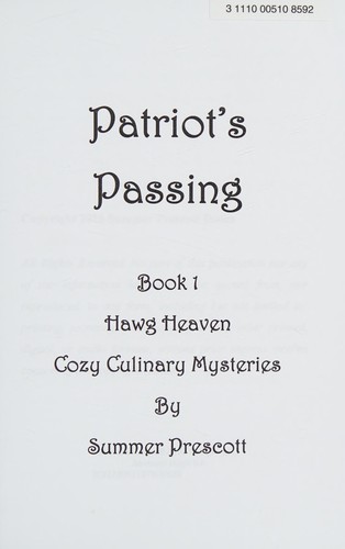 Cover of Patriot's passing