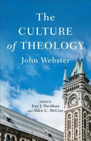 Cover of The Culture of Theology