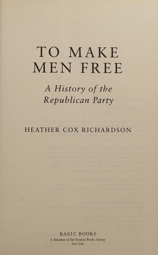Cover of To make men free