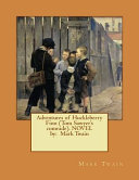 Cover of Adventures of Huckleberry Finn (Tom Sawyer's Comrade). Novel by
