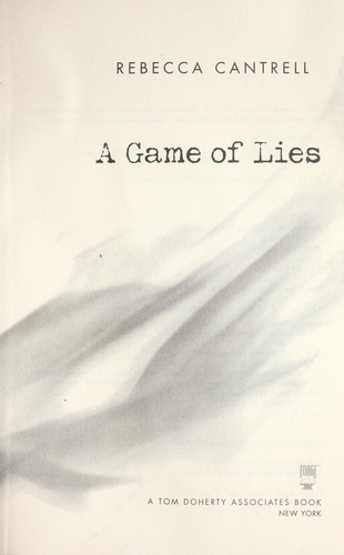 Cover of A game of lies