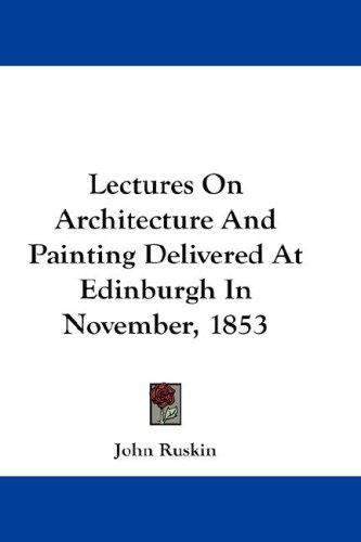Cover of Lectures on Architecture and Painting