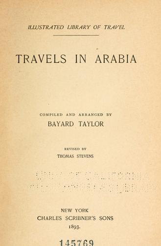 Cover of Travels in Arabia