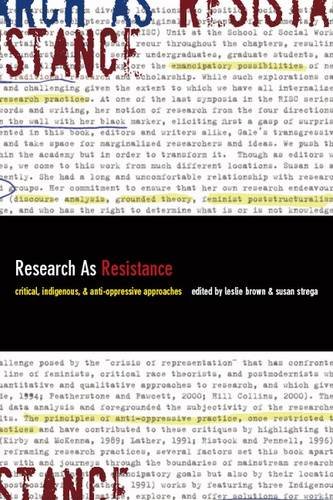 Cover of Research as resistance
