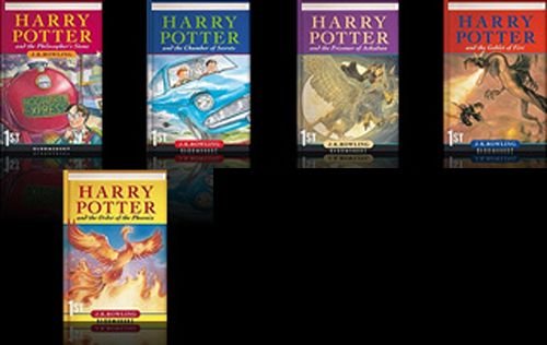 Cover of Harry Potter 1-5 box set