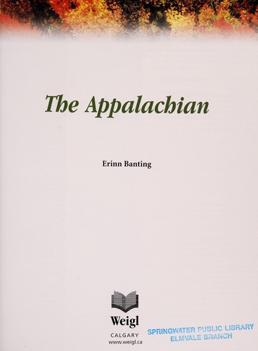 Cover of The Appalachian