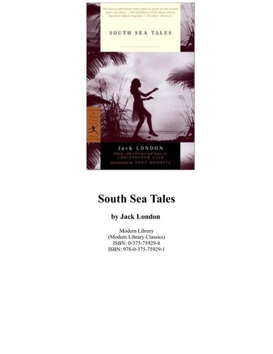 Cover of South Sea Tales