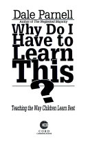 Cover of Why Do I Have to Learn This?