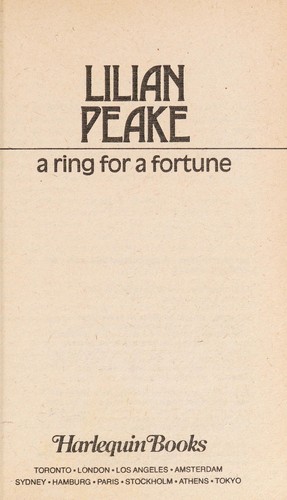 Cover of A ring for a fortune