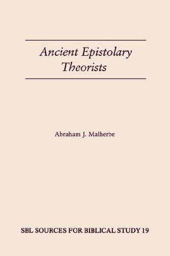 Cover of Ancient epistolary theorists