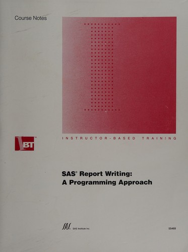 Cover of SAS Report Writing