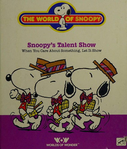 Cover of Snoopy's Talent Show (World of Snoopy)