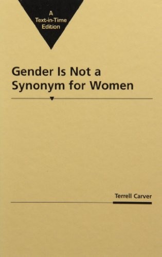 Cover of Gender is not a synonym for women