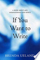 Cover of If You Want to Write