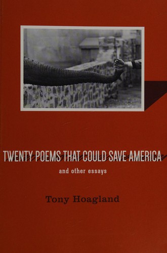 Cover of Twenty poems that could save America and other essays