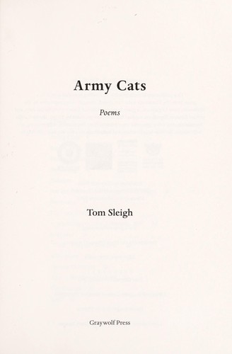 Cover of Army cats
