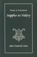 Cover of Sappho to Valery