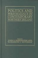 Cover of Politics and performance in contemporary Northern Ireland