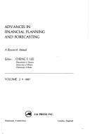 Cover of Advances in Financial Planning and Forecasting