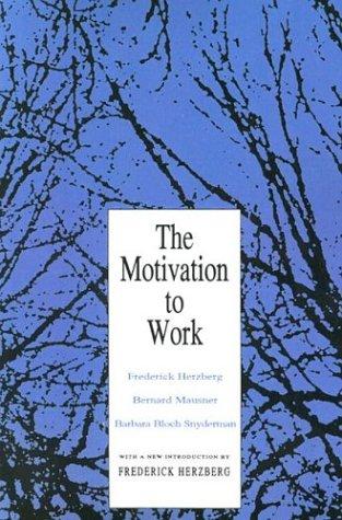 Cover of The motivation to work