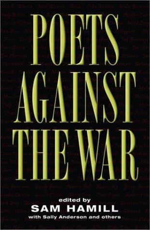 Cover of Poets against the war