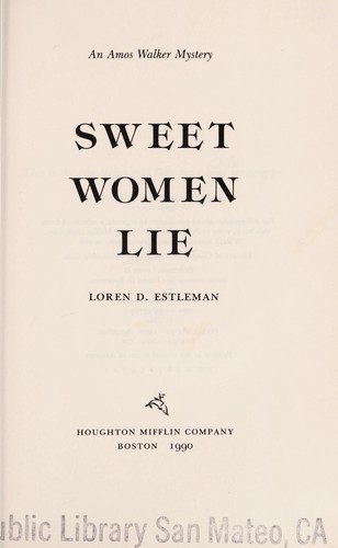 Cover of Sweet women lie