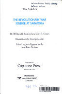 Cover of The Revolutionary War Soldier at Saratoga
