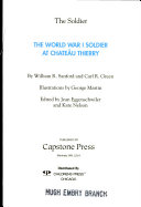 Cover of The World War I Soldier at Chateau Thierry