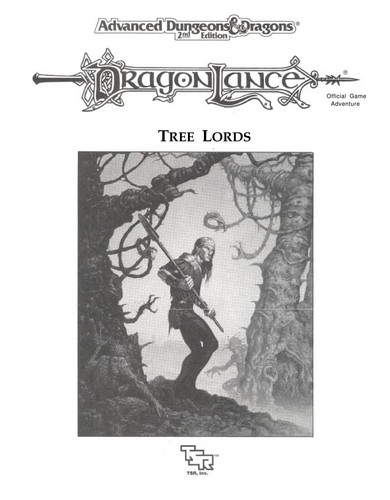 Cover of Tree Lords (Dragonlance/Module)