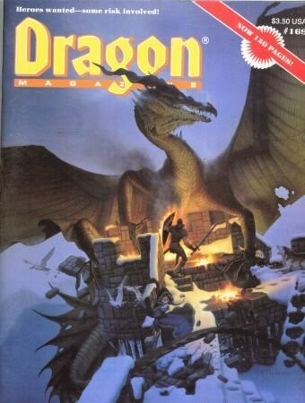 Cover of Dragon Magazine, No 169