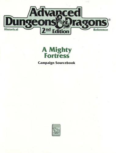 Cover of A Mighty Fortress (AD&D 2nd Ed. Fantasy Roleplaying, HR4 )