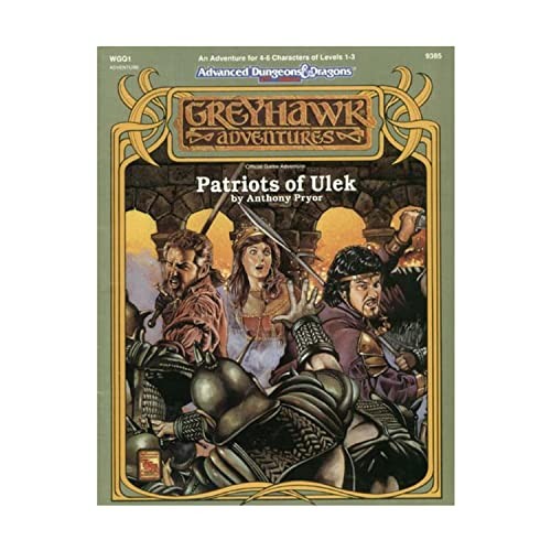 Cover of Patriots of Ulek (Advanced Dungeons & Dragons/Greyhawk Module WGQ1)