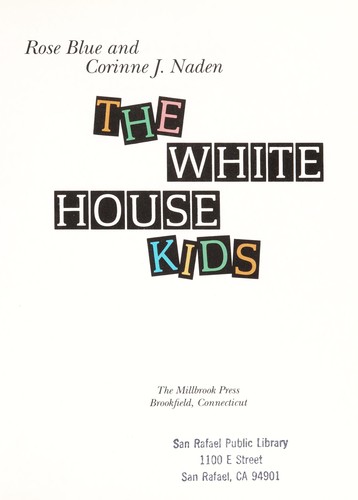 Cover of The White House kids