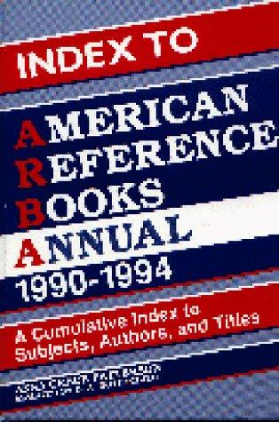 Cover of Index to American Reference Books Annual, 1990-1994